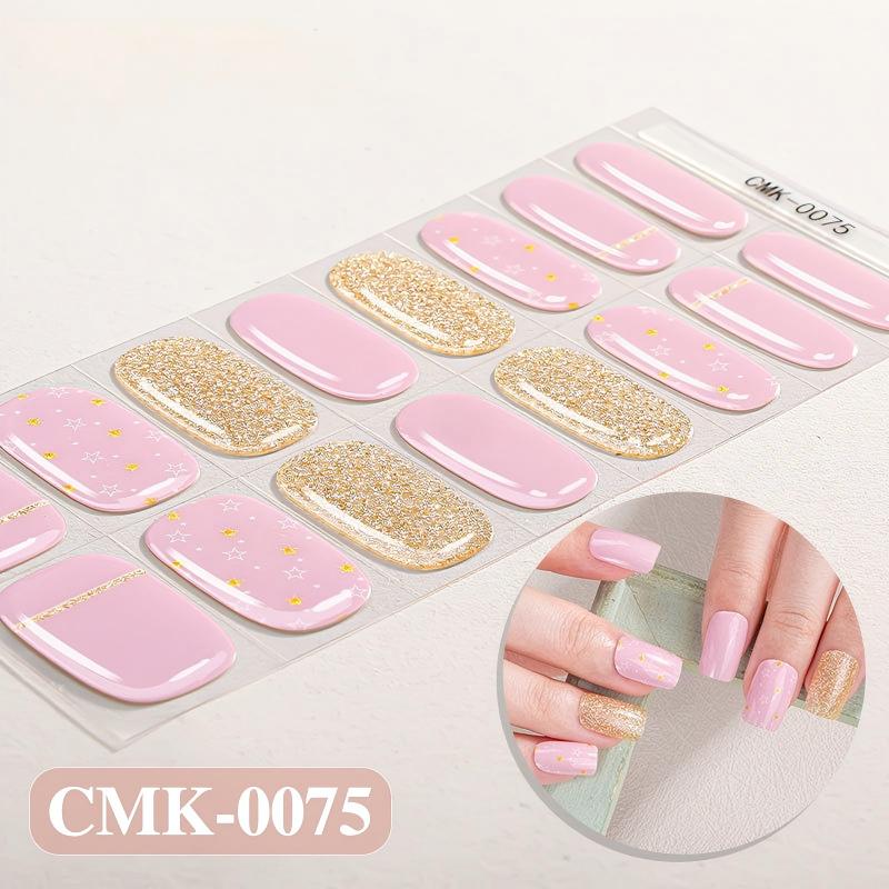UV-Free Gel Nail Wraps | 5-Minute Salon-Shine Manicure