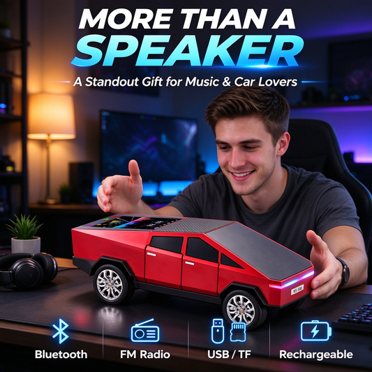 Cybertruck-Inspired Bluetooth Speaker