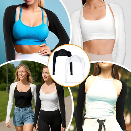 Cooling Sun Protection Shawl Sleeves - Perfect for driving, golf, cycling, and hiking🚴‍♀️🏌️‍♀️