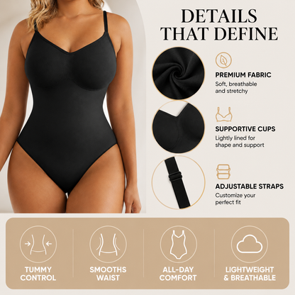 🖤 Seamless Tummy Control Shaping Bodysuit