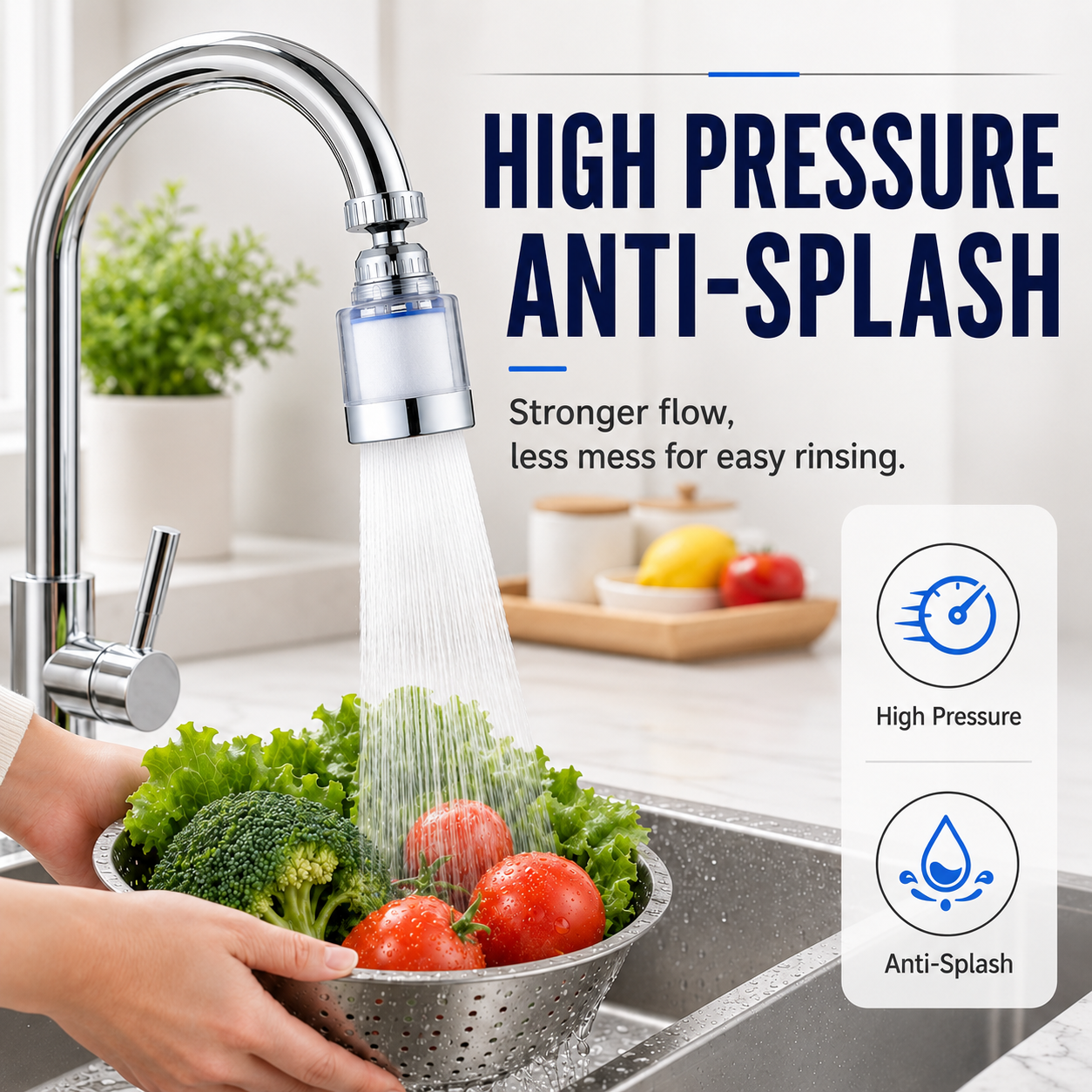 💧 360° Swivel Water Purifier & Aerator