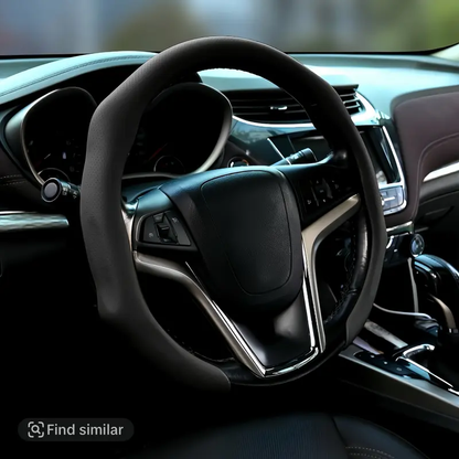 🚗 Napa Leather Steering Wheel Cover – Ultra-Thin Comfort ✨