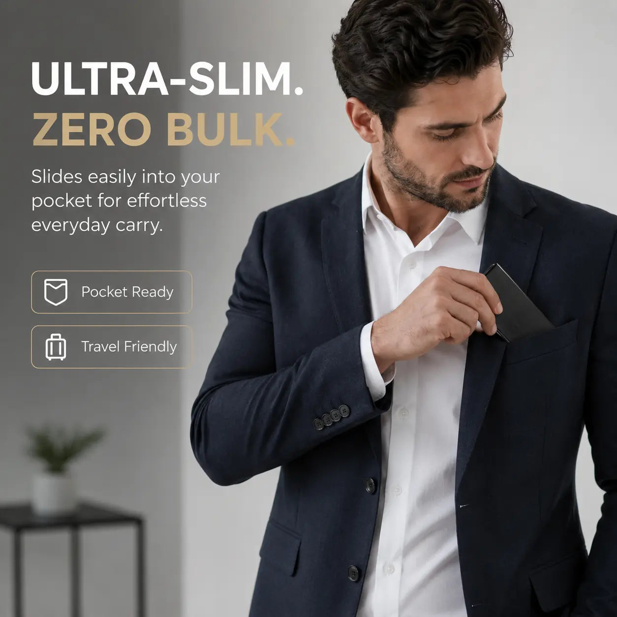 🔒 Ultra-Slim RFID Blocking Card Holder