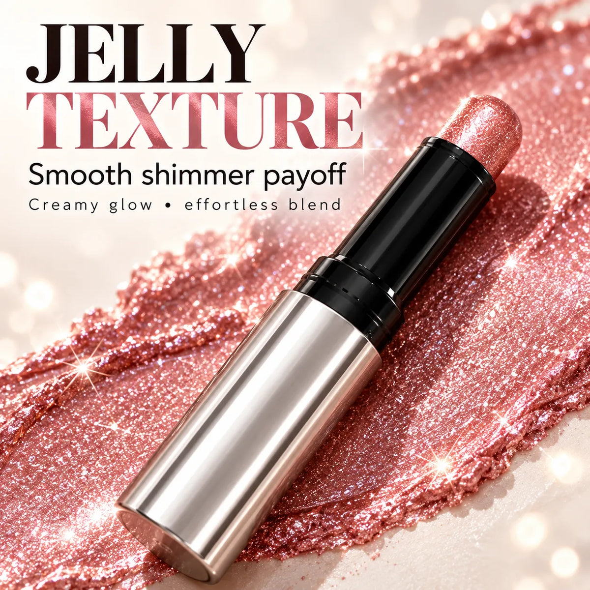 ✨ Jelly Shimmer Eyeshadow Stick – One-Swipe Sparkling Eye Makeup