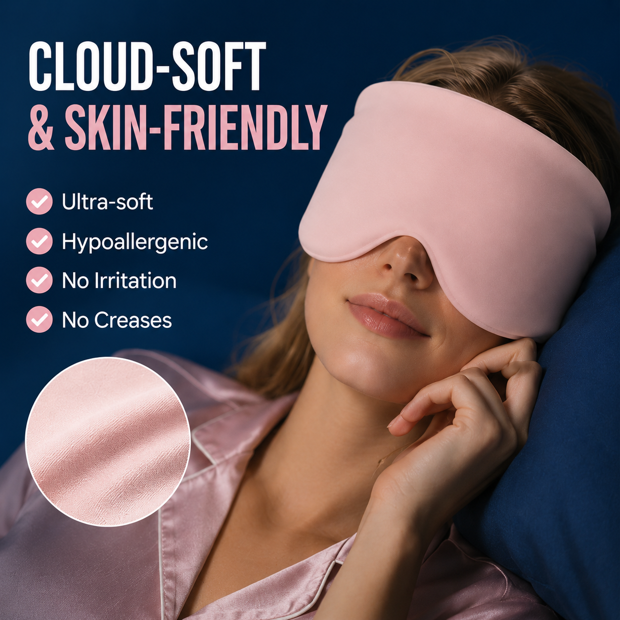 CloudRest Silk Touch Sleep Mask🌙