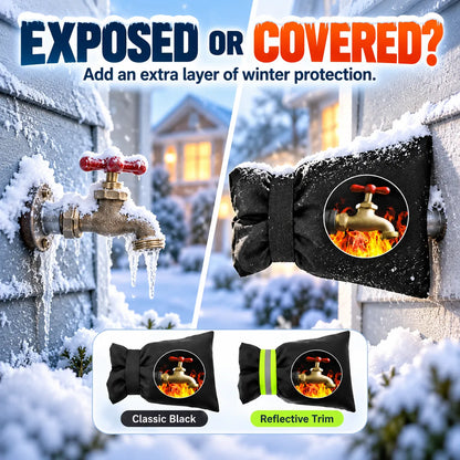 ❄️ Winter Outdoor Faucet Covers – Insulated Freeze Protection 🛡️