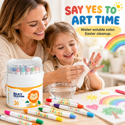 🎨 Washable Silky Twist-Up Crayons