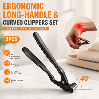 ✂️Professional Extra Long Handle Nail Clippers for Thick & Fungal Nails✨