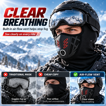 ❄️Warm fleece fabric balaclava face mask
