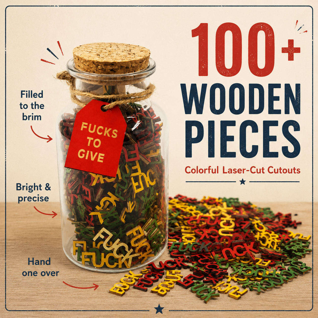 A Jar of Fs to Give – Funny Office Gag Gift💡