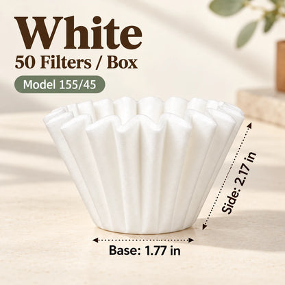Basket-Style Paper Coffee Filters ☕ For Ninja PB041 & PB051