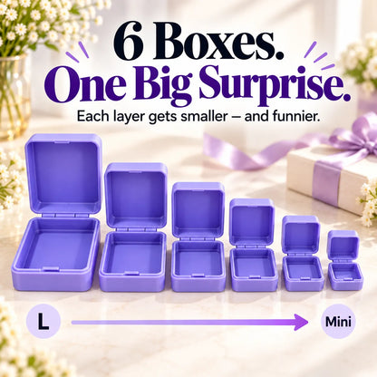 🎁 Never-Ending Surprise Gift Box | 6-Layer Prank Gift Box 😂