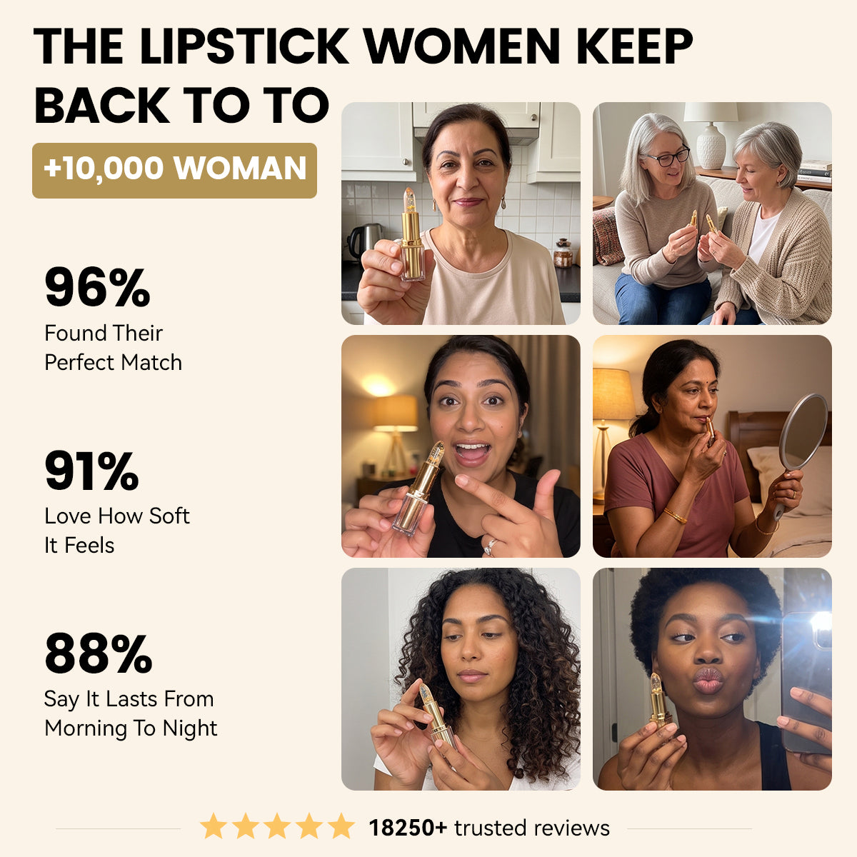 💄 Hydrating Lip Plumping Balm for Smooth, Fine Line-Free Lips