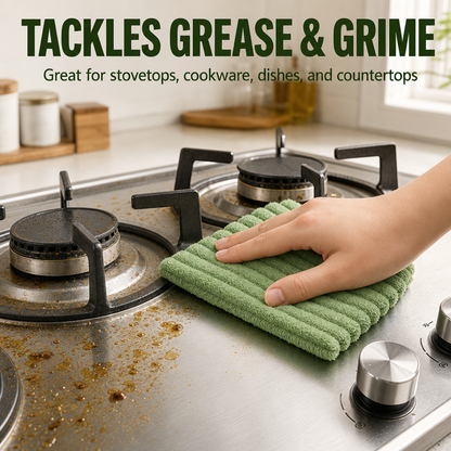 🔥Limited time 50% OFF-Reusable Super Absorbent Kitchen Cleaning Cloth♻️