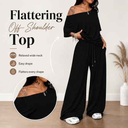GlEffortless Asymmetric Two-Piece Set 💋