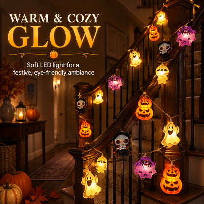 Spooky Glow Halloween LED String Lights 🎃