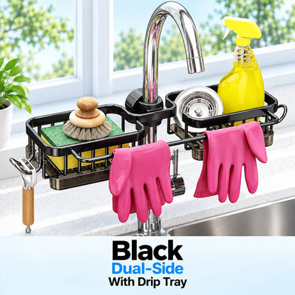 Faucet-Mounted Sink Caddy 🧺 Clutter-Free Sink Organizer