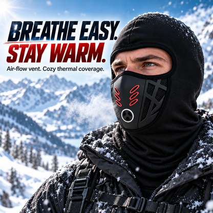❄️Warm fleece fabric balaclava face mask