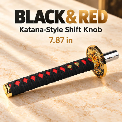 Katana-Style Shift Knob 🗡️ Cord-Wrapped Interior Upgrade