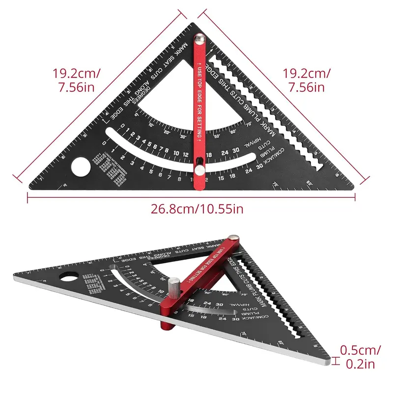 📐 Adjustable Carpenter Square – Precision Measuring Tool 🔧