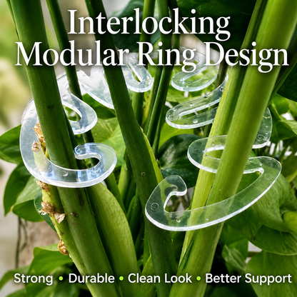 🏷️Invisible Clear Plant Support Ring Hooks  (8 / 12 / 20 Pack)