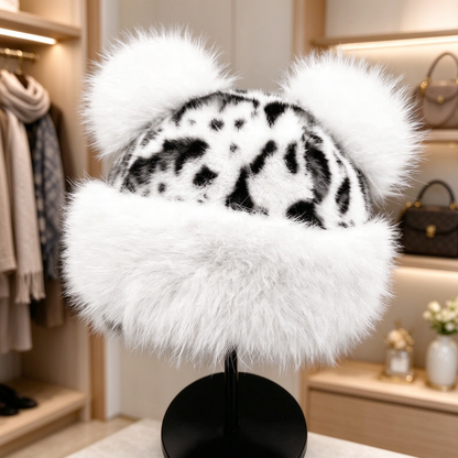 🧸 Retro Plush Winter Hat – Cozy Cold-Weather Style with Vintage Charm ❄️