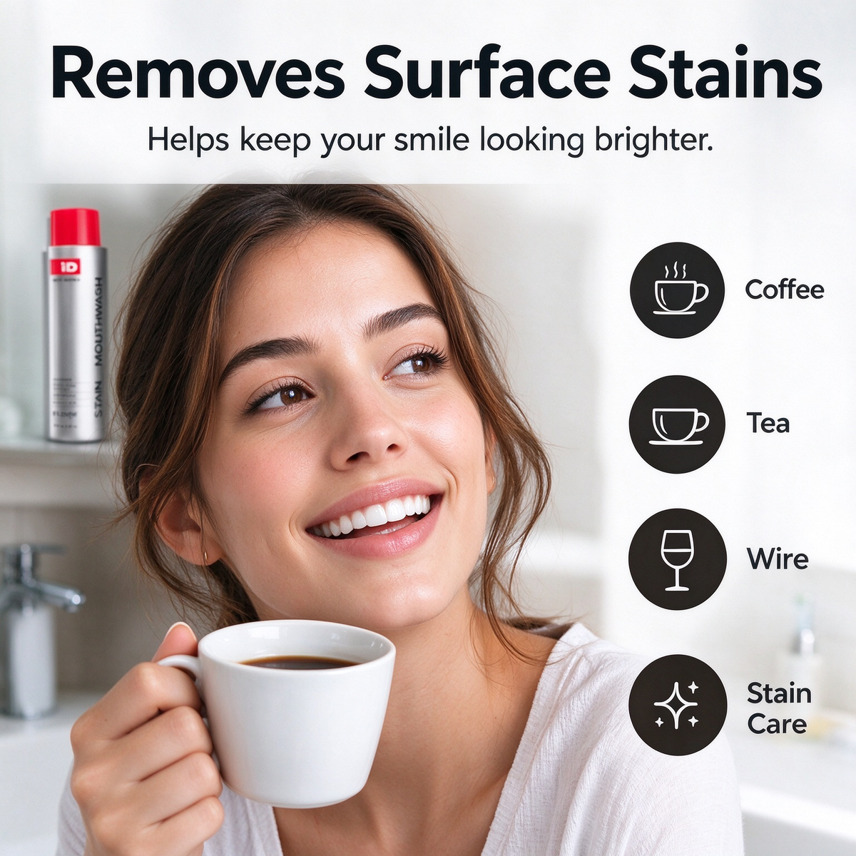 Stain-Removing Whitening Mouthwash