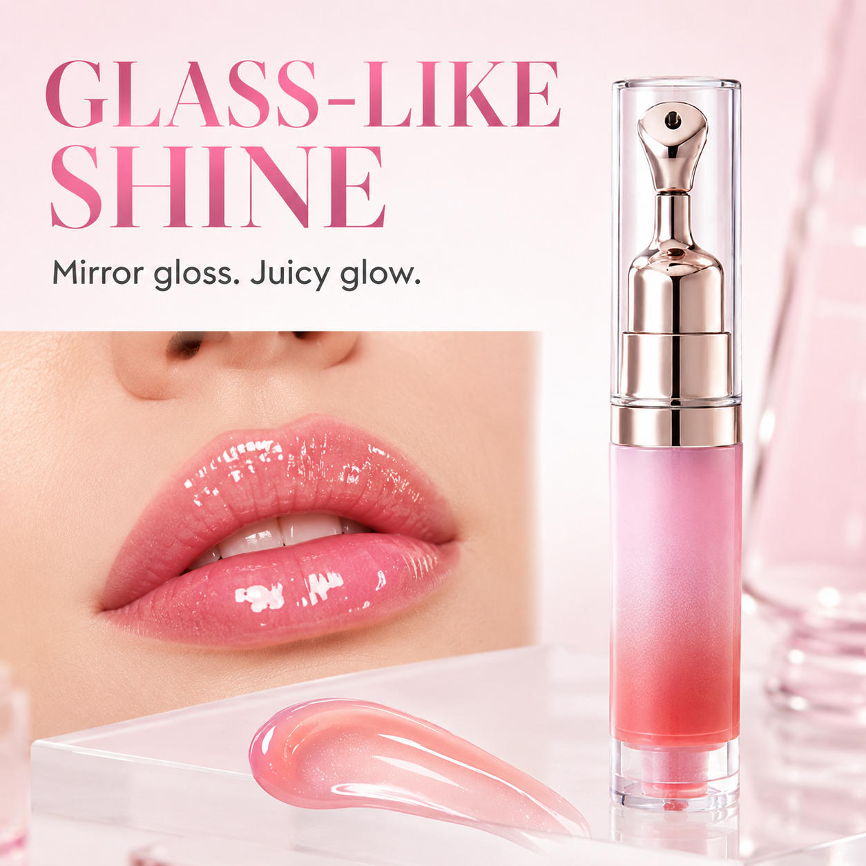 💋 Glass Glow Lip Serum Gloss