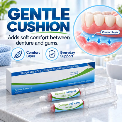 Temporary Soft Denture Reline Kit – Comfortable Fit & Cushioning