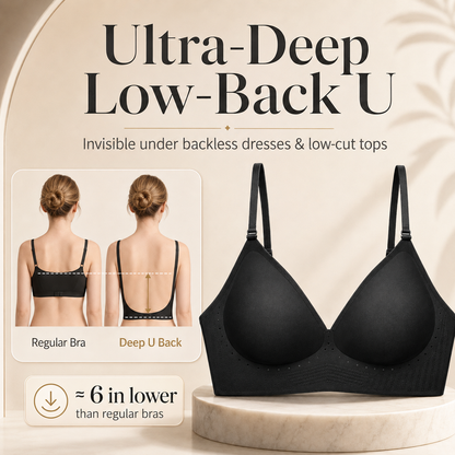🌬️ Seamless Air-Vent Low Back Bra
