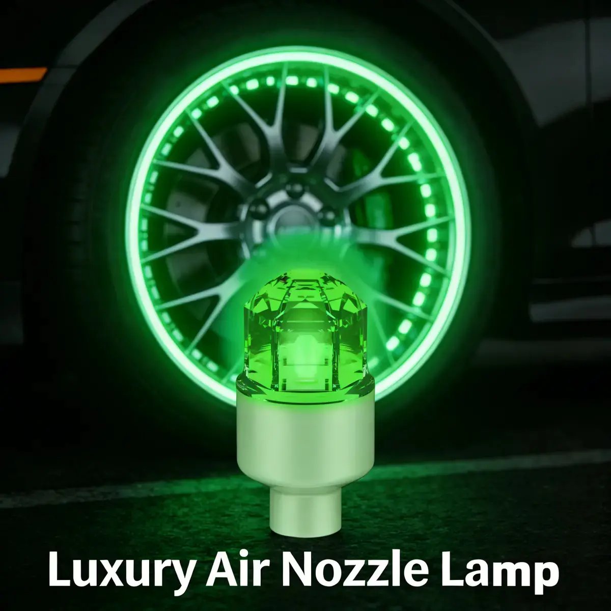 🏎️ Vibration-Sensitive LED Tire Valve Caps