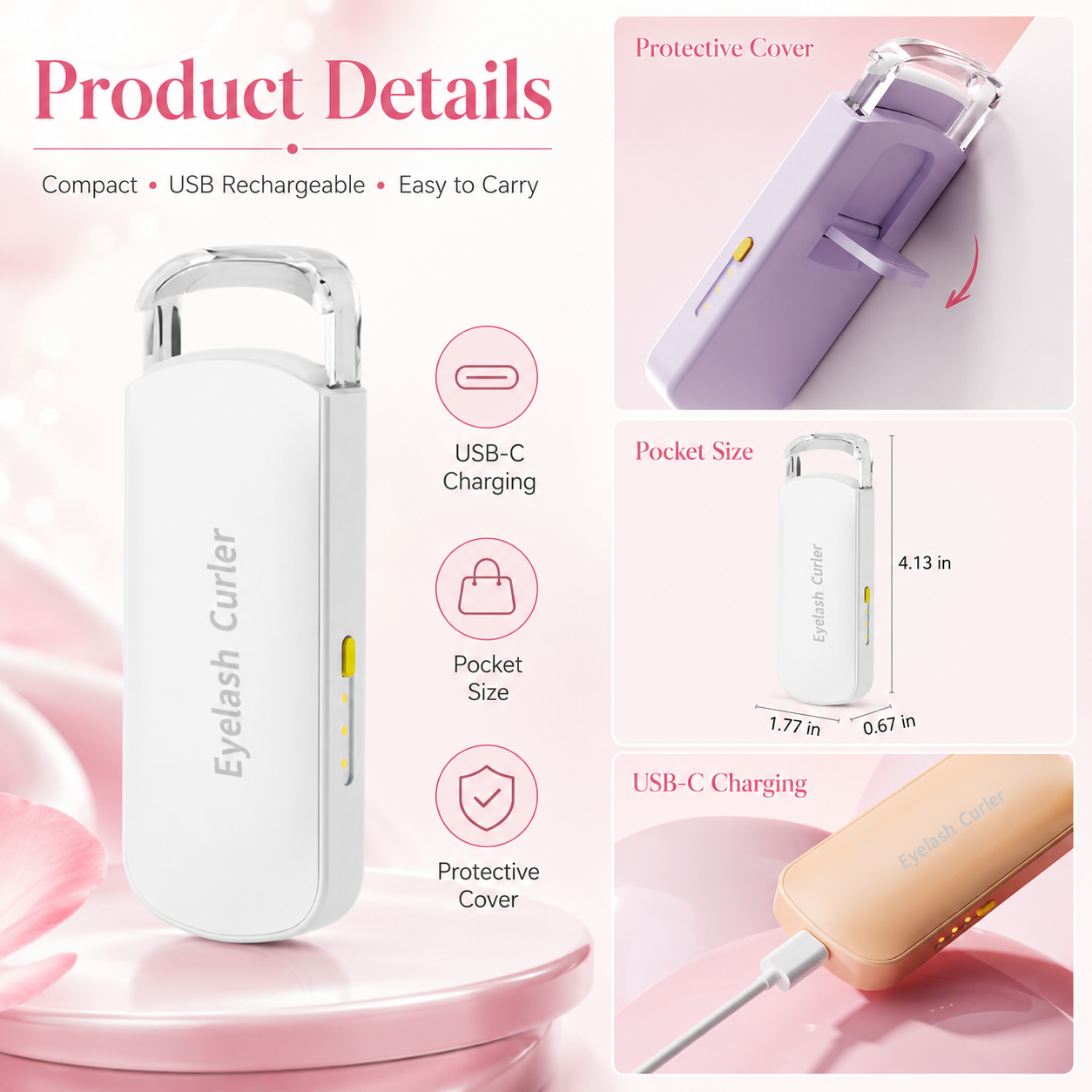 Smart Heated Eyelash Curler✨