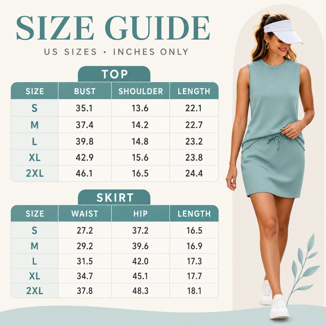 🌿 Versatile 2-Piece Active Skort Set for Women on the Go
