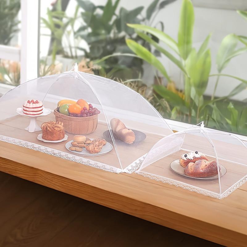 🧺  Foldable Mesh Food Cover — Keep Bugs Out & Freshness In 🌿✨