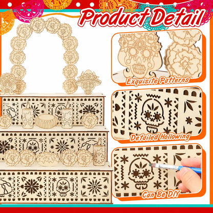 DIY Wooden Day of the Dead Ofrenda Altar | Memorial Display