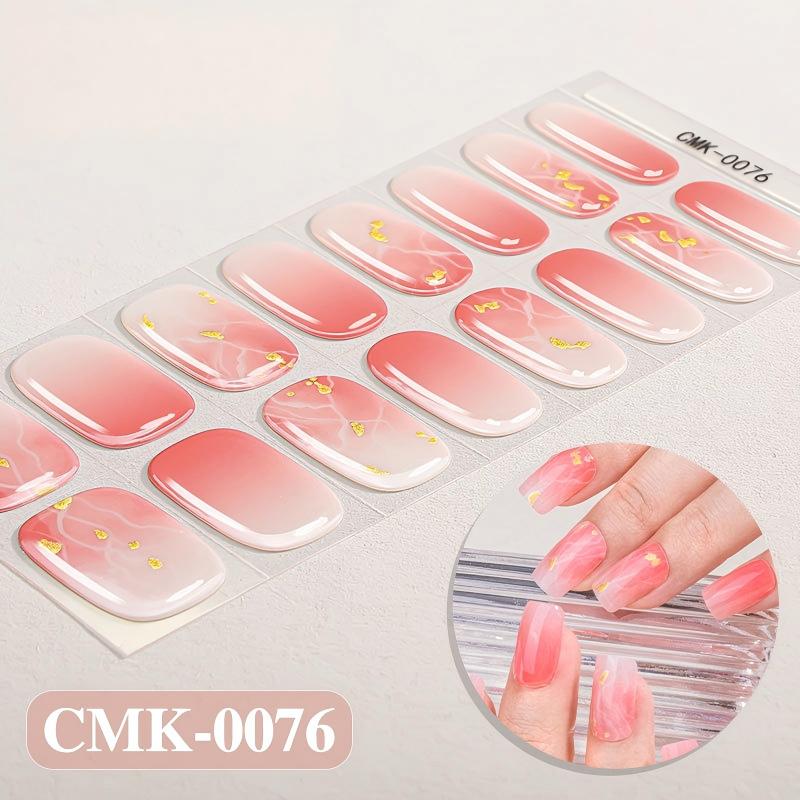 UV-Free Gel Nail Wraps | 5-Minute Salon-Shine Manicure