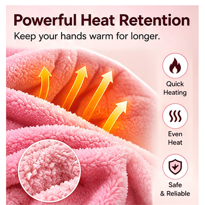 Unisex Rechargeable Heated Fingerless Gloves