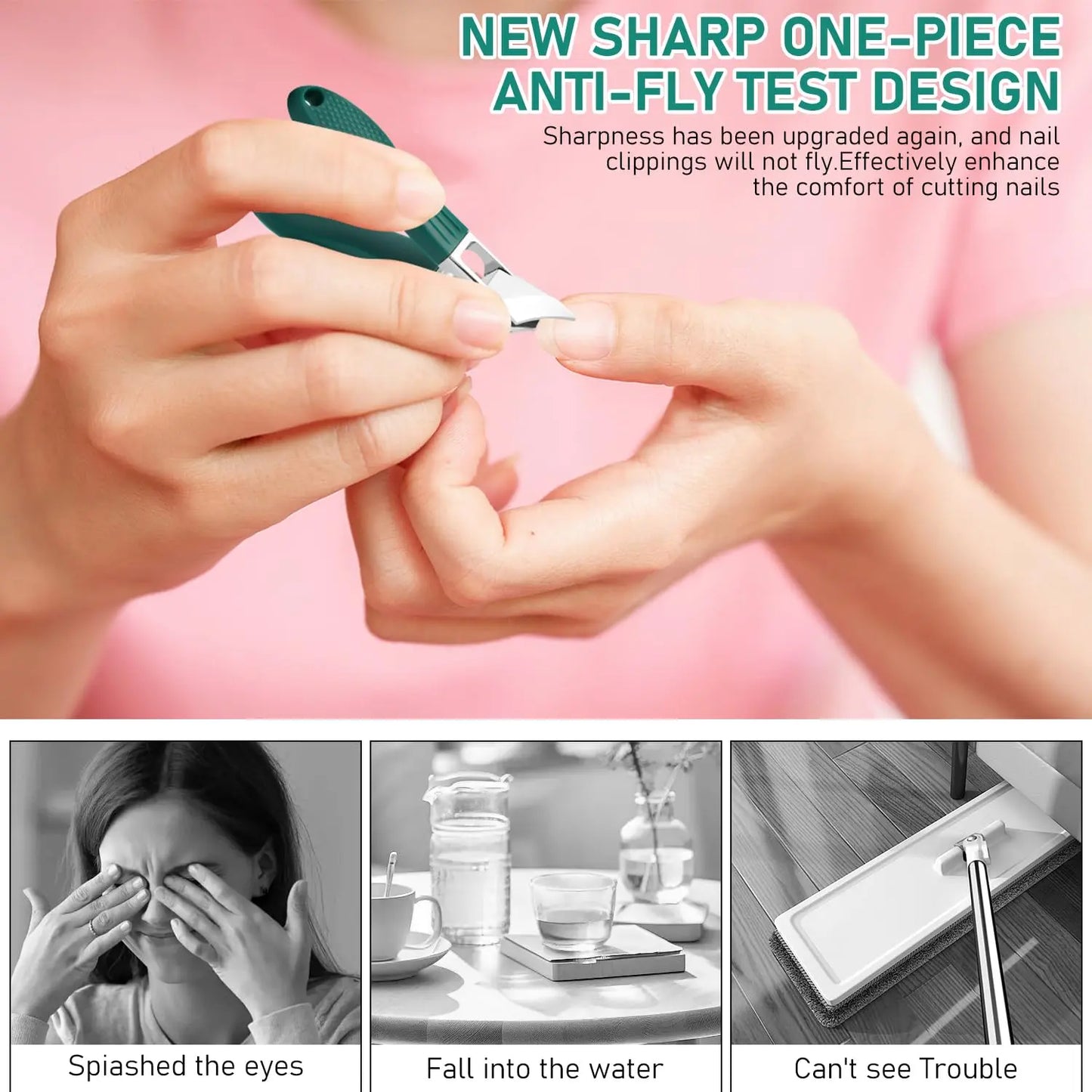 🔥HOT SALE 55% OFF – 3PCS Slanted Nail Clipper Set
