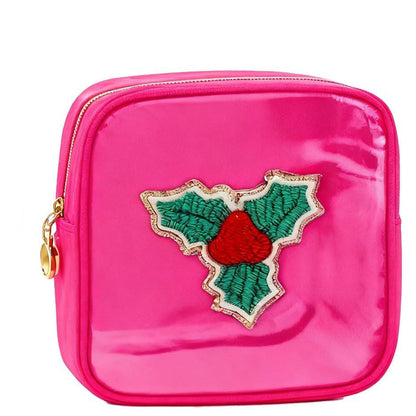 🎄 Christmas Tree-Shaped Transparent Cosmetic Bag — Festive Travel Organizer