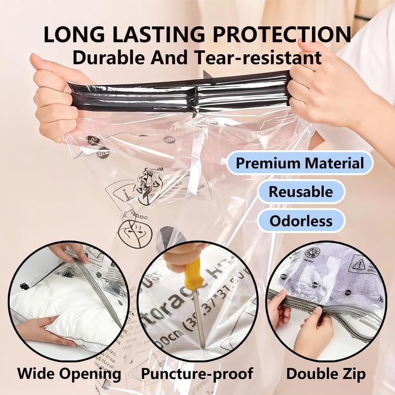 Vacuum Storage Bags with Electric Pump