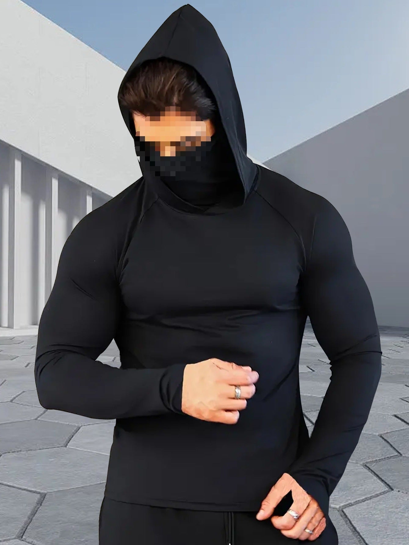☀️ UPF 50+ Men’s Active Hoodies – Lightweight, Breathable & Quick-Dry 6-Pack 🌿