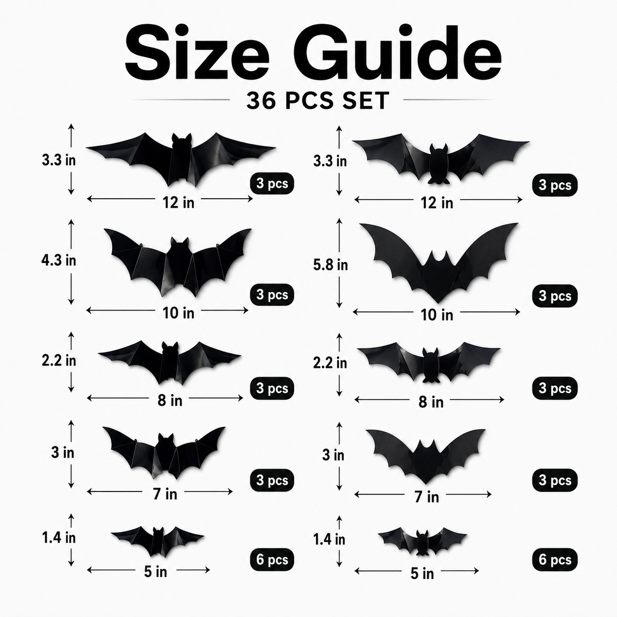 Glowing 3D Halloween Bat Decor 🦇🎃
