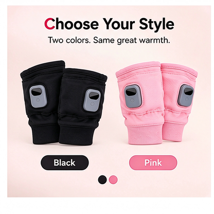 Unisex Rechargeable Heated Fingerless Gloves