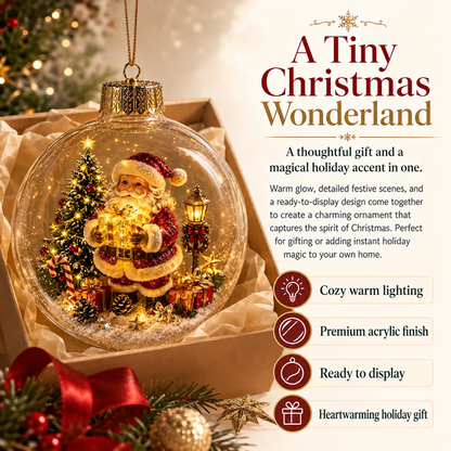 🎄Glowing Christmas Diorama Ornament – Perfect Christmas Tree Decorations
