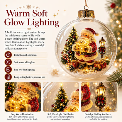 🎄Glowing Christmas Diorama Ornament – Perfect Christmas Tree Decorations