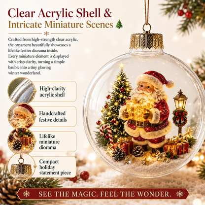 🎄Glowing Christmas Diorama Ornament – Perfect Christmas Tree Decorations
