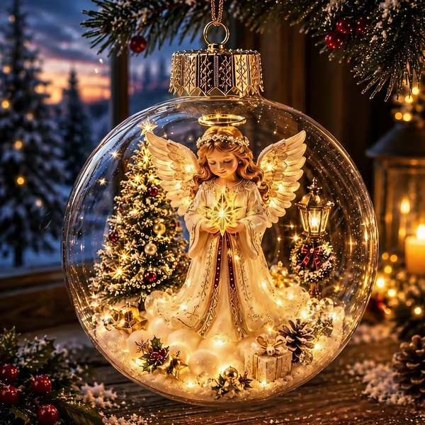 🎄Glowing Christmas Diorama Ornament – Perfect Christmas Tree Decorations