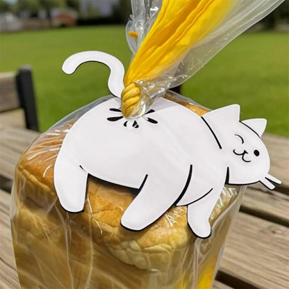 10 Pcs Cat Butt Bread Clip