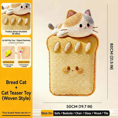 SmartWell Cat Scratcher Mat – Self-Adhesive Wall & Furniture Protector 🐱✨