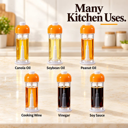 Press-to-Spray Kitchen Bottle 🧴 Even Oil & Vinegar